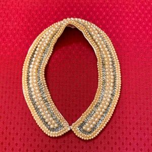 Vintage Pearl Collar Necklace